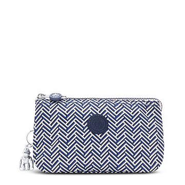 Kipling Creativity Large Printed Pouch Bags Urban Chevron | CA 2093AH